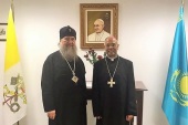 В Нур-Султане состоялась встреча митрополита Астанайского Александра с послом Ватикана