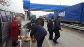 В Северной Осетии епархиальный отдел по социальному служению организовал горячее питание для водителей большегрузов