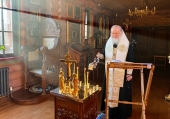 Întâistătătorul Bisericii Ortodoxe Ruse a săvârșit Panihida cu prilejul aniversării decesului Sanctității Sale Patriarhul Alexii al II-lea