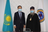 Состоялась встреча главы Казахстанского митрополичьего округа с акимом Алма-Аты