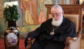 Поздравление Святейшего Патриарха Кирилла Католикосу-Патриарху всея Грузии Илии II с годовщиной интронизации