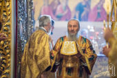 В Неделю святых праотец Блаженнейший митрополит Киевский Онуфрий возглавил Литургию в Киево-Печерской лавре