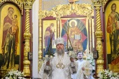 De sărbătoarea Nașterii Domnului mitropolitul de Astana Alexandr a săvârșit Dumnezeiasca Liturghie în Catedrala episcopală „Înălțarea Domnului” din Almatî