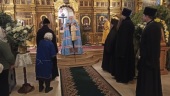 В субботу по Рождестве Христовом Патриарший наместник Московской епархии совершил Литургию в Никольском храме на Рогожском кладбище столицы