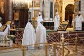 Predica Patriarhului rostită în ajunul praznicului Botezului Domnului după Dumnezeiasca Liturghie săvârșită în Catedrala „Hristos Mântuitorul” din Moscova