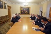 Președintele Departamentului pentru relațiile externe bisericești s-a întâlnit cu președintele Comitetului pentru afacerile civile al Statului Palestina