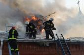 Пожар повредил храм Днепропетровской епархии