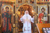 Slujirea Patriarhului în Duminica a 33-a după Cincizecime la schitul „Sfântul Alexandru Nevski”