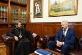 Președintele Departamentului pentru relațiile externe bisericești s-a întâlnit cu șeful Agenției „Rossotrudnicestvo”