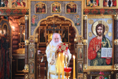 Slujirea Patriarhului în Duminica a 34-a după Cincizecime la schitul „Sfântul Alexandu Nevski”