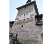 В Псково-Печерском монастыре ведется реставрация башен обители и Лазаревской церкви