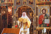 Slujirea Patriarhului în Duminica a 36-a după Cincizecime la schitul „Sfântul Alexandru Nevski”