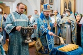 У свято Стрітення Господнього Патріарший екзарх всієї Білорусі звершив Літургію в Свято-Духовому кафедральному соборі Мінська