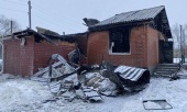 В Челябинской епархии сгорел строящийся храм