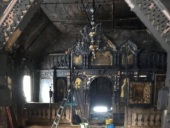 В храме Казанской иконы Божией Матери Нарвской епархии произошел пожар
