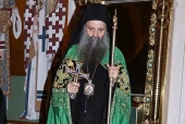 Поздравление Святейшего Патриарха Кирилла митрополиту Порфирию с избранием на престол Патриархов Сербских
