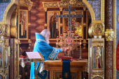 Slujirea Patriarhului în Duminica Vameșului şi a Fariseului la schitul „Sfântul Alexandru Nevski”