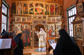 Slujirea Patriarhului în Duminica Înfricoşătoarei Judecăţi la schitul „Sfântul Alexandru Nevski”