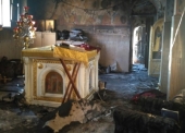 В результате пожара пострадал храм апостола Андрея Первозванного в столице Белоруссии