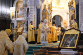 Slujirea Patriarhului în Duminica lăsatului sec de brânză în Catedrala „Hristos Mântuitorul”