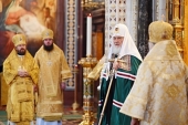Слово Святішого Патріарха Кирила в Неділю сиропусну після Літургії в Храмі Христа Спасителя