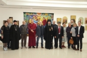 Архиепископ Элистинский Юстиниан принял участие в открытии выставки «Крестный путь. На стыке двух культур»