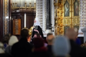 Predica Patriarhului rostită în ziua de Marți a primei săptămâni din Postul Mare după Pavecernița Mare săvârșită în Catedrala „Hristos Mântuitorul”