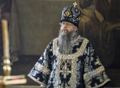 Патриаршее поздравление наместнику Данилова ставропигиального монастыря епископу Солнечногорскому Алексию с 50-летием монашеского пострига