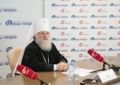 Митрополит Ханты-Мансийский Павел провел пресс-конференцию, посвященную празднованию 10-летия Ханты-Мансийской епархии