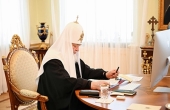 Sanctitatea Sa Patriarhul Chiril a condus ședința Consiliului Suprem Bisericesc în formatul de la distanță
