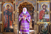 Slujirea Patriarhului în Duminica a 2-a din Postul Mare la schitul „Sfântul Alexandru Nevski”