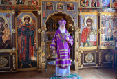 Slujirea Patriarhului în Duminica a 4-a din Postul Mare la schitul „Sfântul Alexandru Nevski”