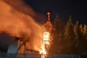 Пожар в Петропавловском женском монастыре Павлодарской епархии полностью уничтожил старое монастырское здание
