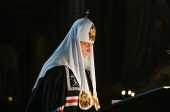 Sanctitatea Sa Patriarhul Chiril a săvârșit Utrenia cu citirea Canonului cel Mare al Cuviosului Andrei Criteanul în Catedrala „Hristos Mântuitorul”