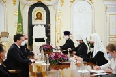 A avut loc întâlnirea Sanctității Sale Patriarhul Chiril cu ministrul afacerilor externe al Serbiei, Nikola Selaković