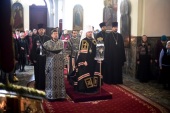 В Великую Среду Патриарший экзарх всея Беларуси совершил Литургию в кафедральном соборе Воскресения Христова г. Борисова