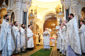 Slujirea Patriarhului în Sâmbăta Mare în Catedrala „Hristos Mântuitorul”