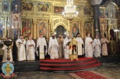 Представитель Русской Церкви принял участие в Пасхальной вечерне в соборе Святой Недели в Софии