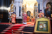 Slujirea Patriarhului în Joia din Săptămâna Luminată în Catedrala „Hristos Mântuitorul”