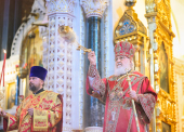 Slujirea Patriarhului în Duminica Sfintelor Femei Mironosițe în Catedrala „Hristos Mântuitorul”