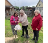 Новосибирская епархия передала церковную помощь нуждающимся семьям