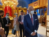 Храм святителя Николая в городе Сочи посетил министр иностранных дел Греции