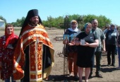 В Карасукской епархии освящен закладной камень в основание новой часовни