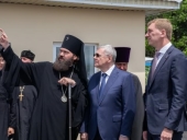 В Центре иппотерапии Пятигорской епархии состоялось открытие нового крытого манежа