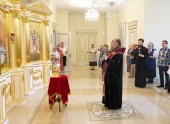 Митрополит Астанайский Александр совершил заупокойную литию по новопреставленному архиепископу Чимкентскому Елевферию