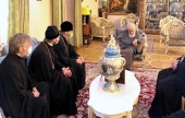 Catolicosul-Patriarh al întregii Georgii Ilie al II-lea s-a întâlnit cu șeful Direcției executive a Bisericii Ortodoxe din Ucraina
