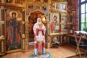 Slujirea Patriarhului de ziua odovaniei praznicului Învierii Domnului la schitul „Sfântul Alexandru Nevski”