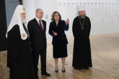 Vizitarea de către Președintele Rusiei, Vladimir Putin, și Sanctitatea Sa Patriarhul Chiril a expoziției dedicate aniversării a 800 de ani a lui Alexandru Nevski