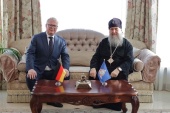Состоялась встреча митрополита Астанайского Александра с послом Германии в Казахстане