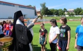 В Ливенской епархии проходит открытый турнир по миди-футболу, посвященный памяти благоверного князя Александра Невского